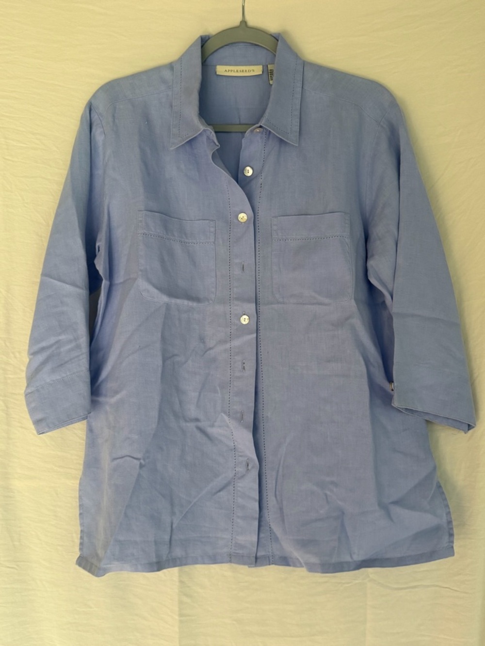 Appleseed's Pale Blue Linen Shirt